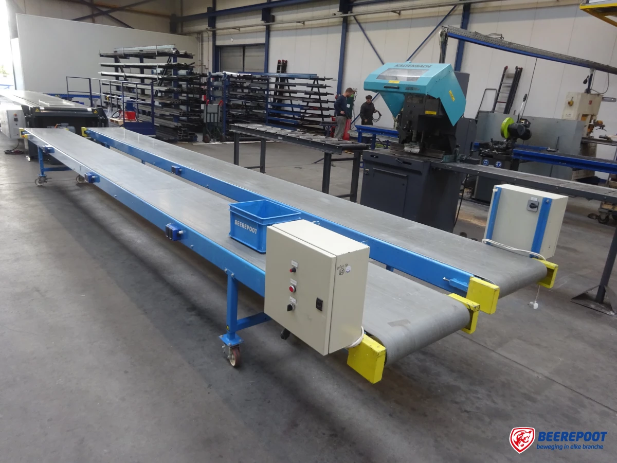 Vlakke transportbanden